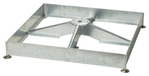 Sockelrahmen M4, 180kg, (für 12 Platten 40x40x4cm)
