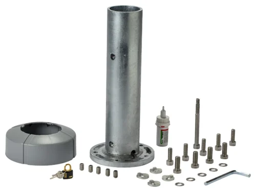 Standrohr M4 mit Profil Cas. - Stahl feuerverzinkt