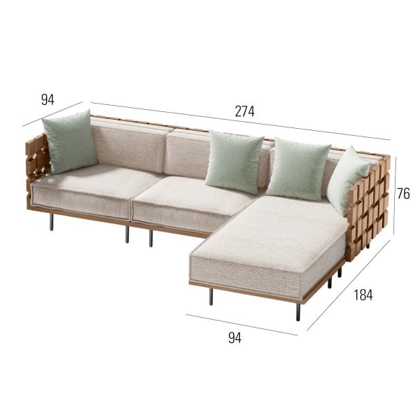 Piano Lounge Set MBM inkl. Kissen