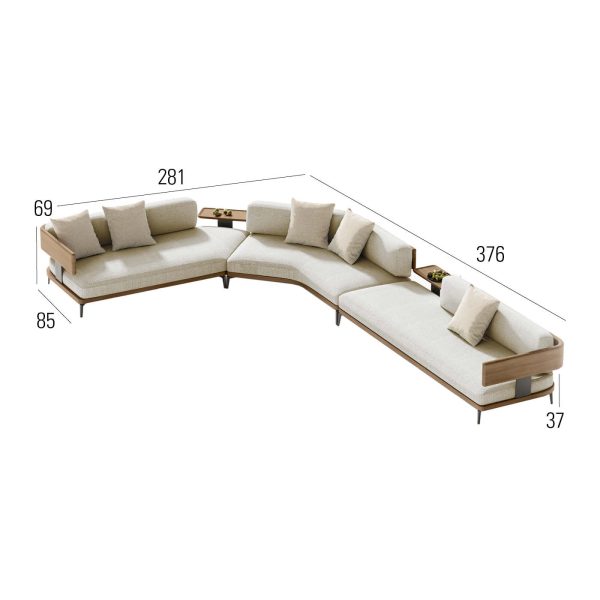 Surf Lounge MBM inkl. Kissen