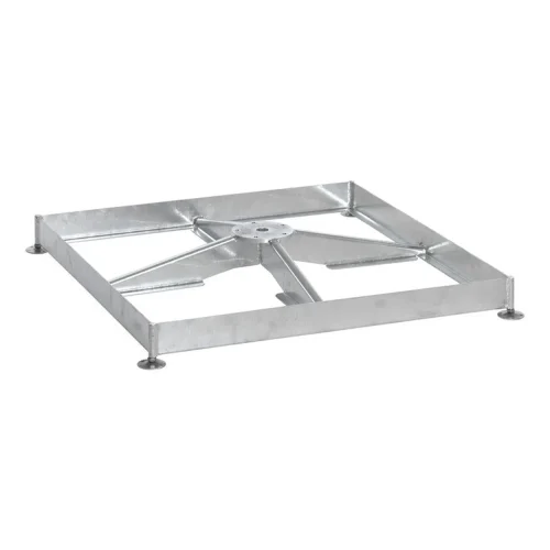 Sockelrahmen M4, 120kg, (für 8 Platten 40x40x4cm)